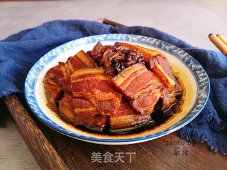 梅菜扣肉的做法步骤:17