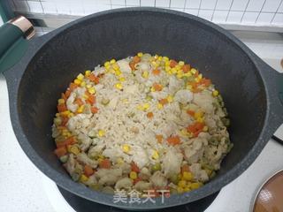 圣诞煲仔饭的做法步骤:9
