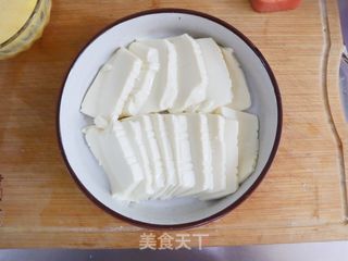 时蔬午餐肉蒸豆腐鸡蛋羹的做法步骤:3
