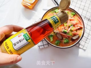 时蔬午餐肉蒸豆腐鸡蛋羹的做法步骤:10