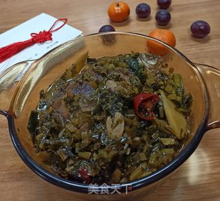 雪菜炖鲫鱼的做法步骤:9