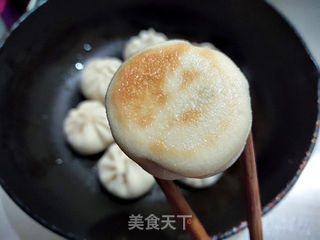 泡菜猪肉生煎包的做法步骤:13