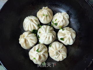 泡菜猪肉生煎包的做法步骤:15