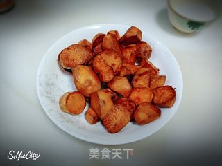 拔丝地瓜的做法步骤:4
