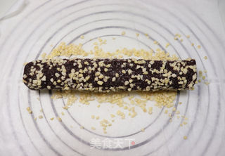 圣诞树桩饼干的做法步骤:8