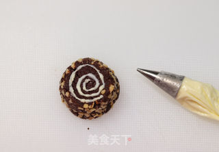 圣诞树桩饼干的做法步骤:11