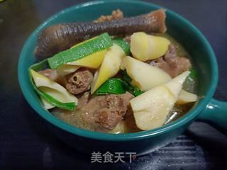 雷笋炖公鸡的做法步骤：18