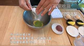 圣诞双色泡芙塔,高颜值外表,超甜蜜的奶油,酥脆的泡芙。的做法步骤:5