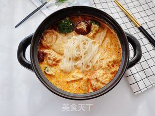 牛奶麻辣米线的做法步骤:5
