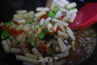 辣炒藕带的做法步骤:8