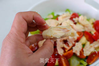 藜麦鸡肉减脂沙拉的做法步骤:7