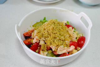 藜麦鸡肉减脂沙拉的做法步骤:9