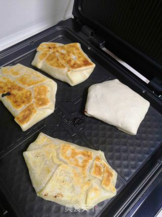 黑胡椒鸡肉馅饼—手抓饼版的做法步骤:5