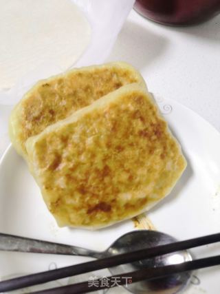黑胡椒鸡肉馅饼—手抓饼版的做法步骤:7