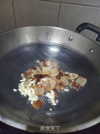 生炒芥兰腊肉的做法步骤:5