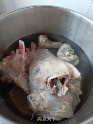 “羊肉”清炖羊头的做法步骤:10