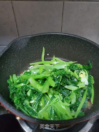 腊肉炒芥菜的做法步骤:8