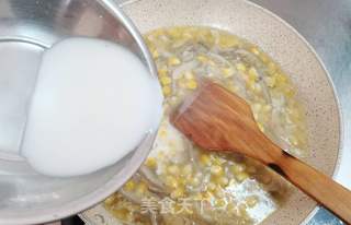 平菇粟米羹的做法步骤:7