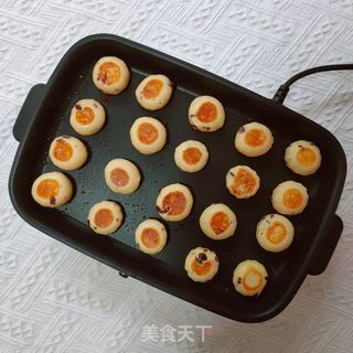平底锅版酸甜蔓越莓山药小饼的做法步骤:12