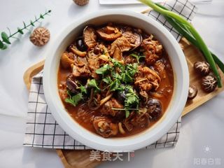 下饭菜菌菇焖炒鸡❤️家常版小鸡炖蘑菇的做法步骤:13