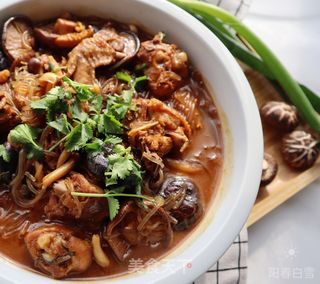 下饭菜菌菇焖炒鸡❤️家常版小鸡炖蘑菇的做法步骤:14