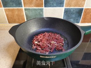 家常小炒牛肉的做法步骤:7