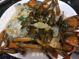 粉丝蒜蓉蒸龙虾的做法步骤:5