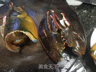 粉丝蒜蓉蒸龙虾的做法步骤:6