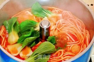 番茄火锅面的做法步骤:6