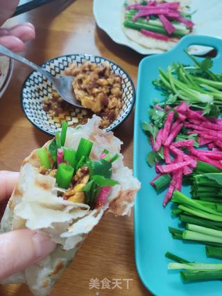 香葱油酥饼的做法步骤:13