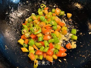 火麻仁肉末炒笋尖的做法步骤：5