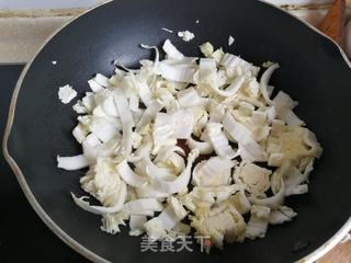 白菜豆腐炖素丸子的做法步骤：3