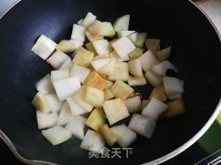 鳞虾烧冬瓜的做法步骤：4