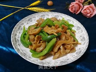 青椒炒牛板筋的做法步骤:10