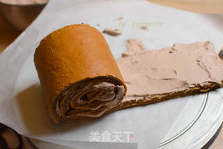 巧克力树桩生日蛋糕的做法步骤:21