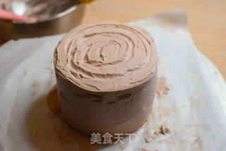 巧克力树桩生日蛋糕的做法步骤:22
