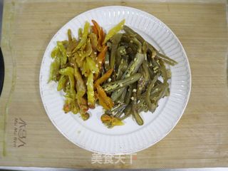 下饭小咸菜❗️豆豉炒泡辣椒❤️的做法步骤:3