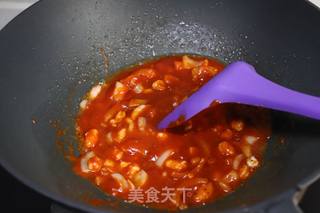 虾仁罗勒意大利面的做法步骤:5