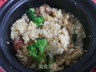 电饭煲版煲仔饭的做法步骤:8