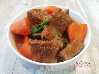 沙茶酱胡萝卜炖牛肉的做法步骤:14
