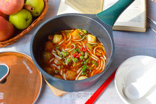 酸辣丸子土豆粉的做法步骤:6