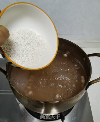 花生红薯糯米粥的做法步骤:4