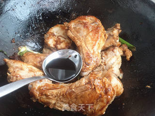 肋排炖花生米的做法步骤:6