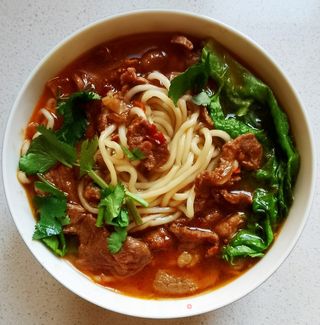 羊肉汤面的做法步骤:12