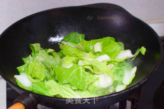 冬日必备白菜炖豆腐的做法步骤:4