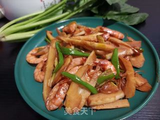 雷笋炒明虾的做法步骤:19