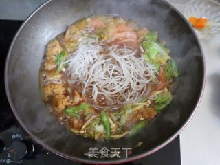 冬季家常美味❤️白菜粉条烩菜的做法步骤:5