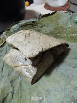 荷香糯米鸡的做法步骤：29