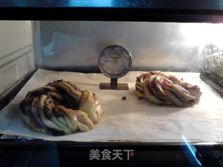 香甜肉桂圣诞花环面包的做法步骤:19