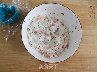 海苔火腿饭团(剩米饭花样吃法)的做法步骤:4